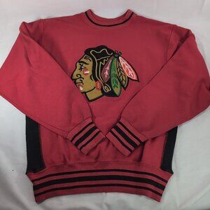 Chicago Blackhawks Vintage Embroidered Pullover Sweater Legends USA M